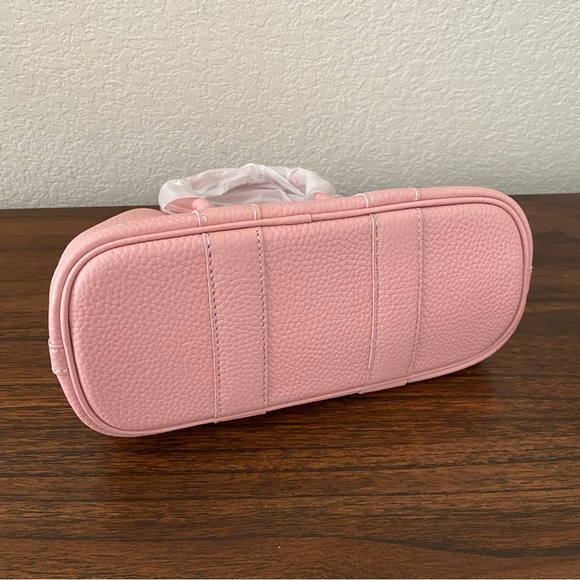 Confetti Light Pink 25 CM Togo Leather Satchel Tote Bag Wide Crossbody Strap C1 - Picture 4 of 9